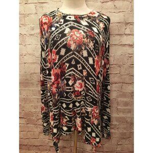 Show Me Your MUMU MELLOW  Ranger Rose Bonfire Pullover Sweater Slouchy - Size S